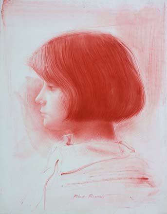 Eleonora - sanguigna, cm 27x35, 1982
