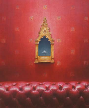 Rosso cardinale - tempera, cm 50x60, 2010