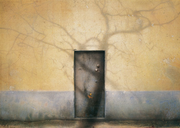 L'ombra - tempera, cm 140x100, 1998