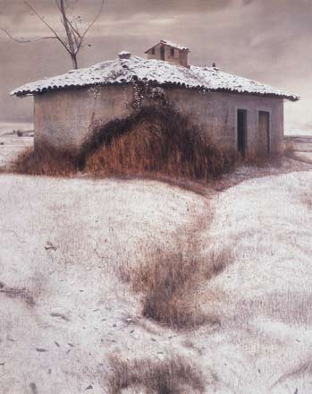 Capanno - tempera, cm 80x100, 2001