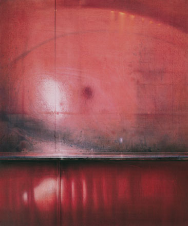 Interno rosso - tempera, cm 100x120, 2000